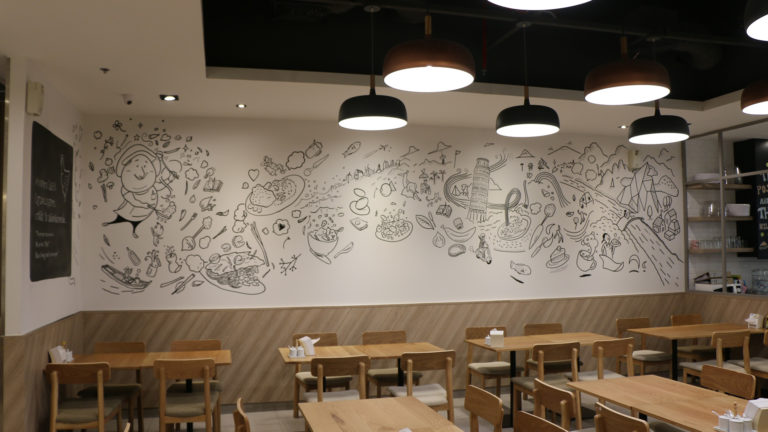 MANTANA RESTAURANT Wall Painting