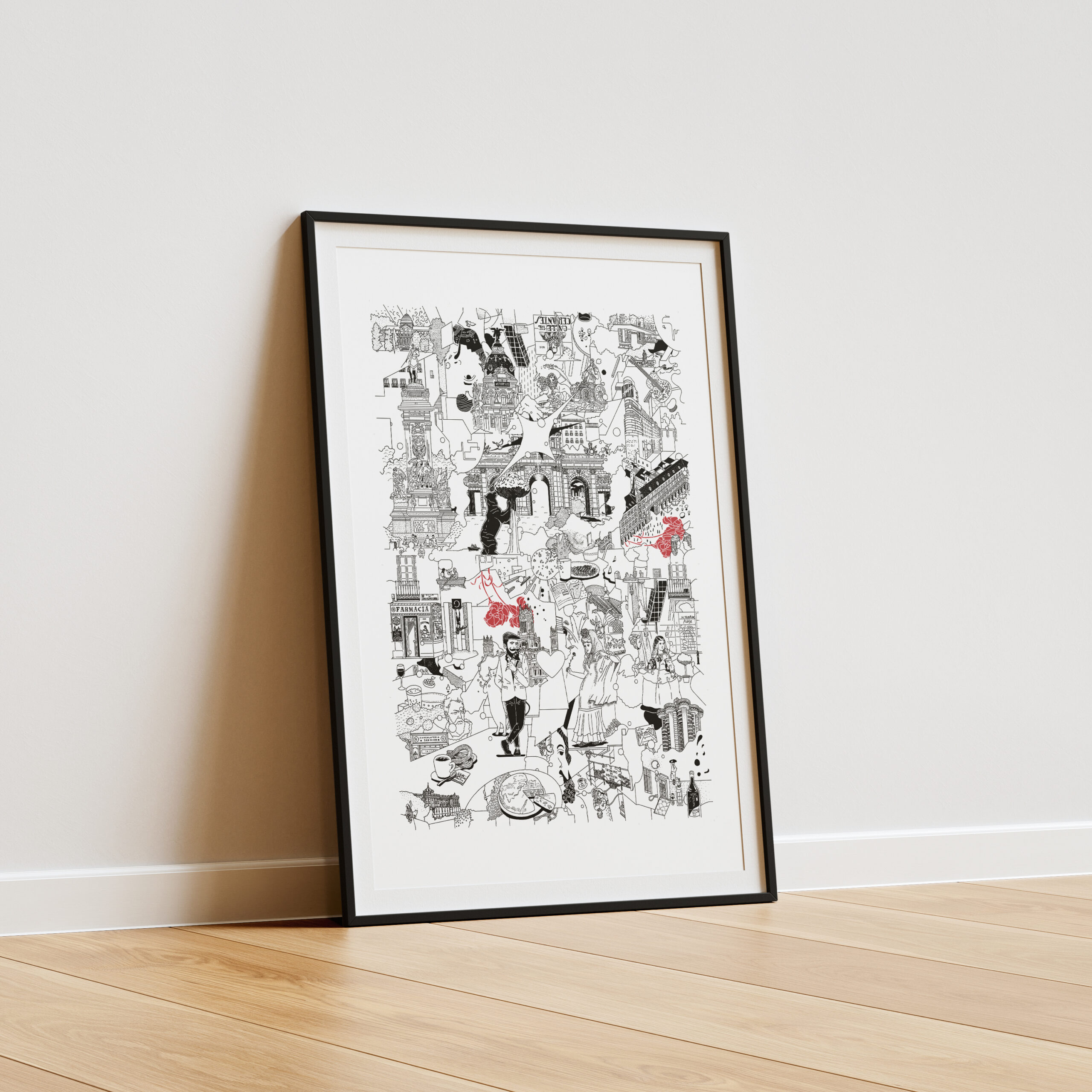 TOWA Madrid poster mockup